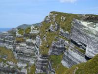 Felsschichten an den Kerry Cliffs - Skelling Ring, Co. Kerry